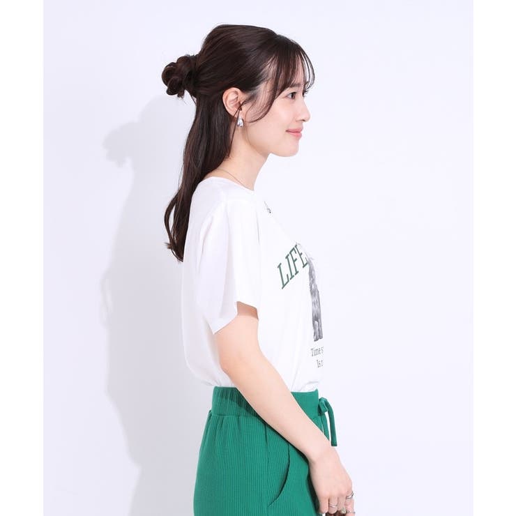 【洗える/S-LL】選べる3柄 ベーシックプリントTシャツ | Cutie Blonde | 詳細画像10 