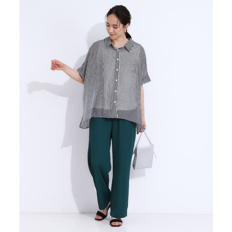 大人のシアー感 ゆるさらポンチョシャツ | Cutie Blonde | 詳細画像7 