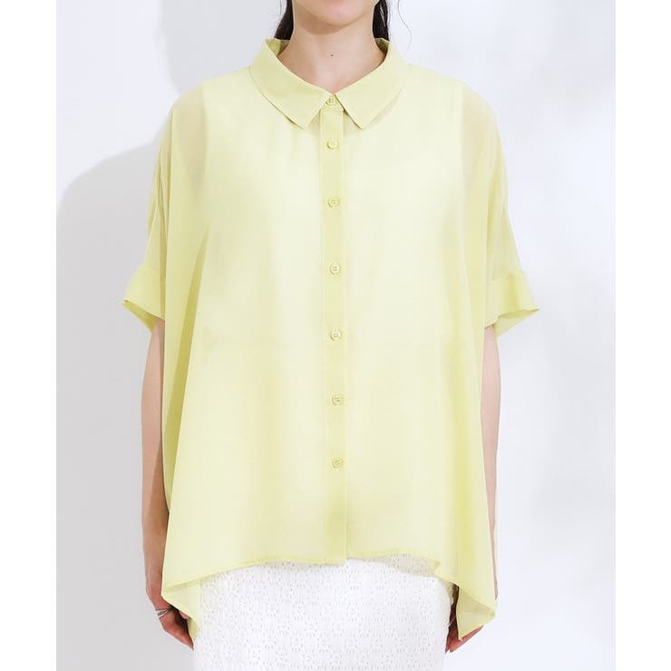 大人のシアー感 ゆるさらポンチョシャツ | Cutie Blonde | 詳細画像25 