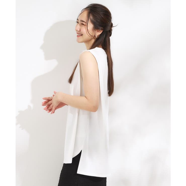 【汗ジミ軽減 ひんやり UV】大人のヘルシーな着こなしに | Cutie Blonde | 詳細画像2 