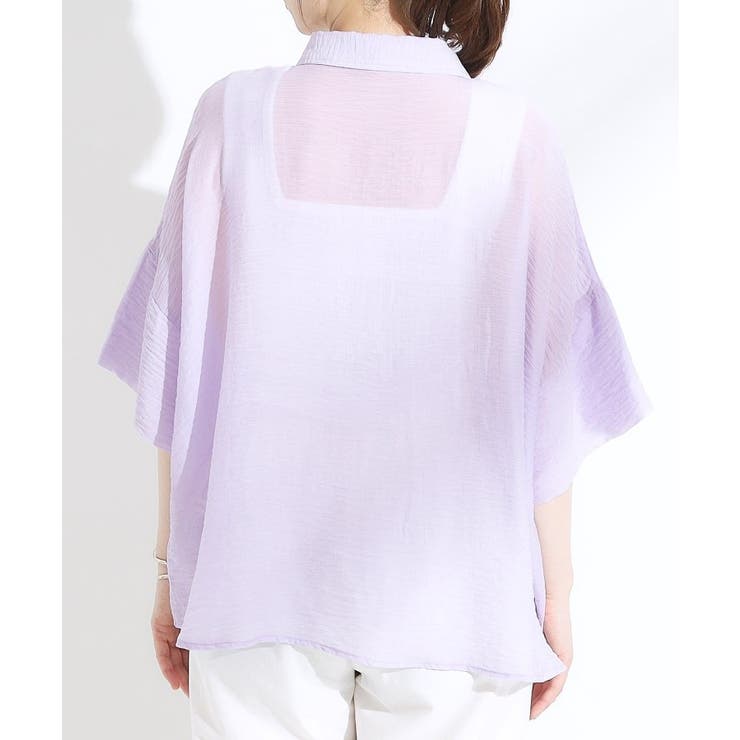 ゆるっと感がこなれ見え ワッシャーシアー半袖シャツ | Cutie Blonde | 詳細画像27 