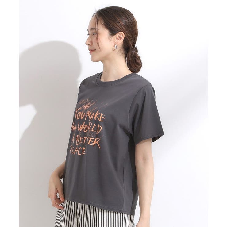 【S-LL/ひんやり/汗ジミ軽減/UVカット】グラフィックアソートTシャツ | Cutie Blonde | 詳細画像2 