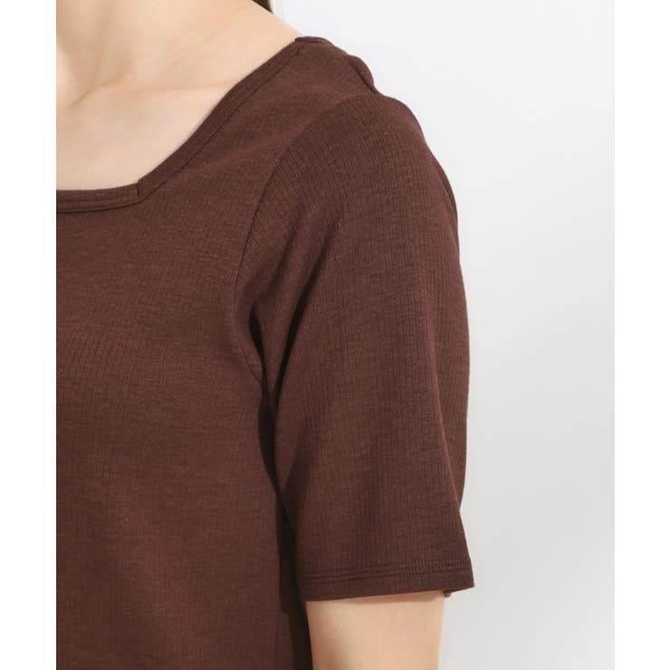 【S-LL/ひんやり/前後2WAY】シンプルだから使いやすい テレコTシャツ | Cutie Blonde | 詳細画像26 