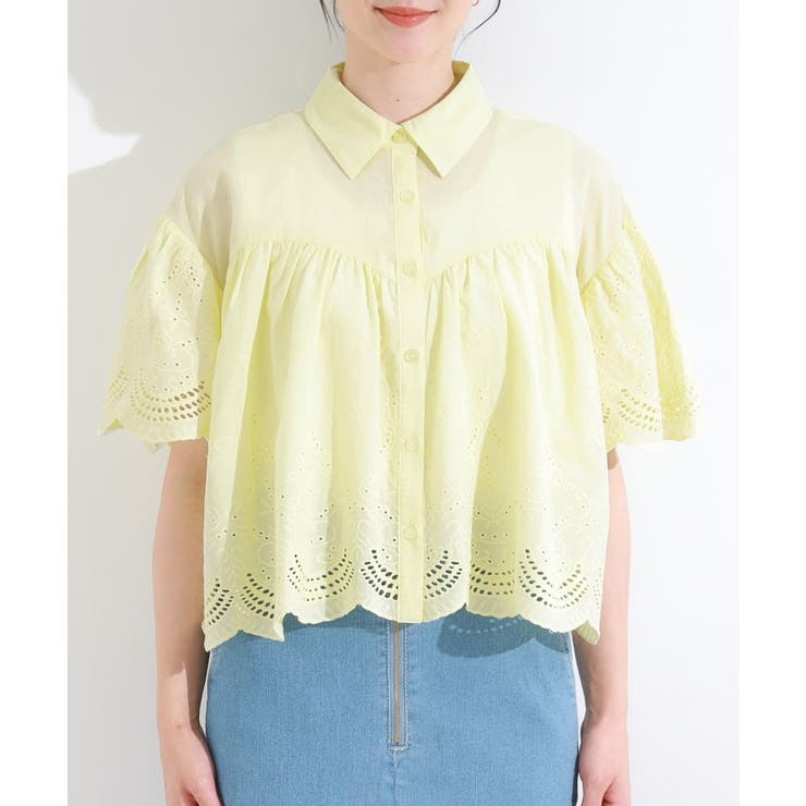 コーデの主役になる スカラップレースブラウス | Cutie Blonde | 詳細画像21 