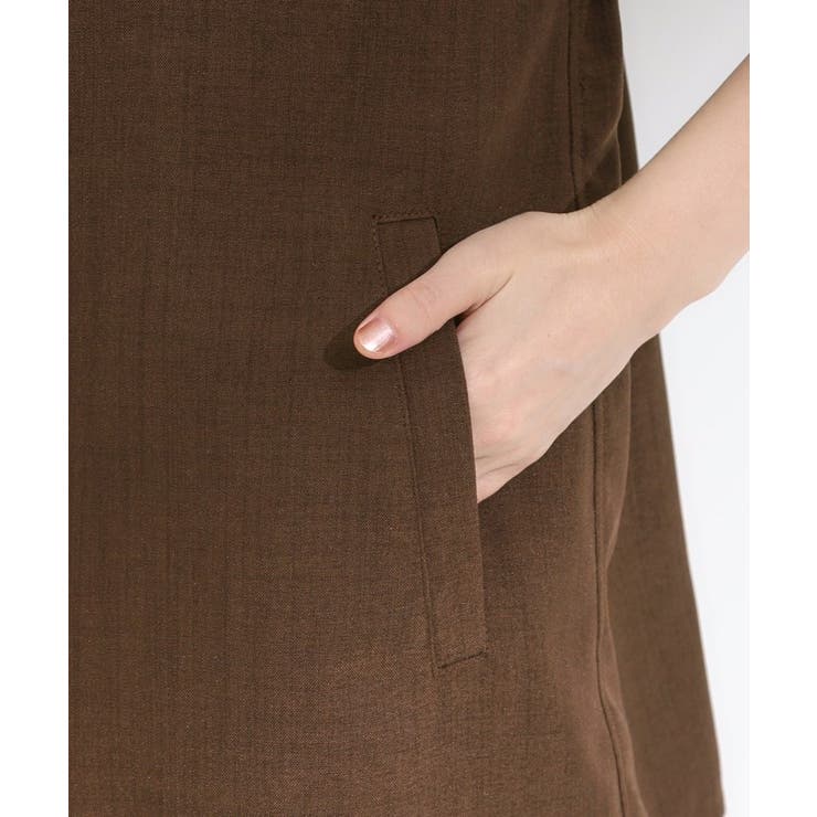 【セットアップ可】さらりと軽やかに ダブルジップ麻調ジレ | Cutie Blonde | 詳細画像14 