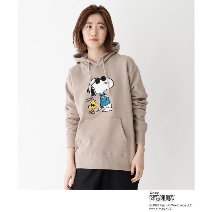 ピーナッツ Peanuts別注 スヌーピー スウェットパーカー 品番 Wrdw Base Station ベースステーション の レディースファッション通販 Shoplist ショップリスト