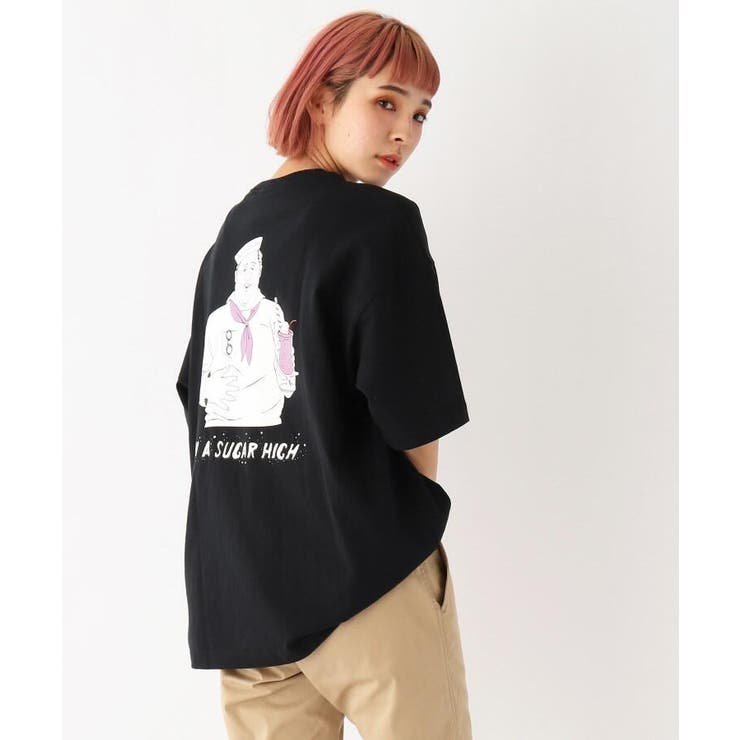 イラストレーター トチハラユミ 限定 バックプリント半袖tシャツ 品番 Wrdw Base Station ベースステーション のレディースファッション通販 Shoplist ショップリスト