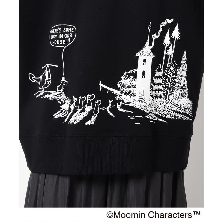 Moomin ムーミン バックプリント 裏毛フーディー 品番 Wrdw Base Station ベースステーション のレディースファッション通販 Shoplist ショップリスト