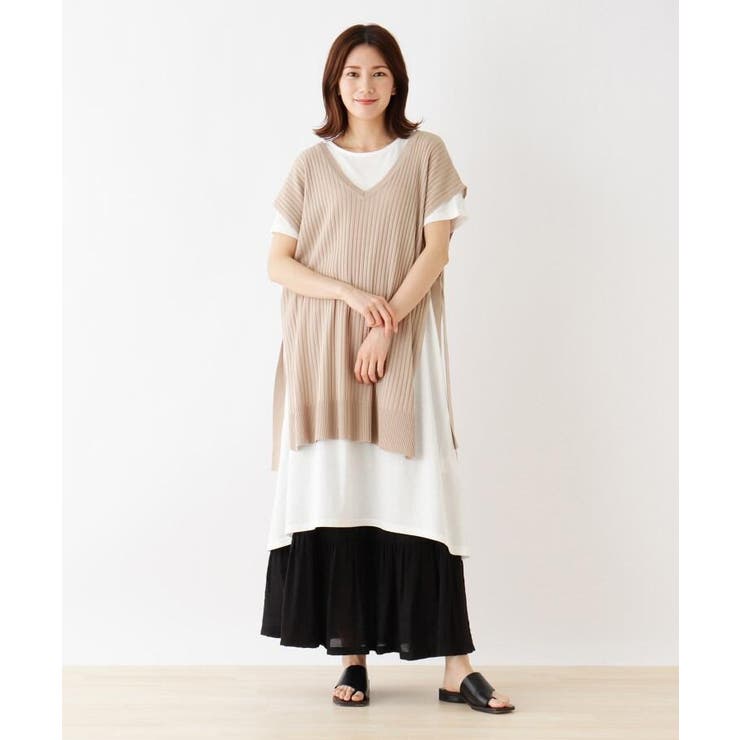 2点レイヤードセット ロングベスト ロングワンピース 品番 Wrdw Shoo La Rue シューラルー のレディースファッション通販 Shoplist ショップリスト