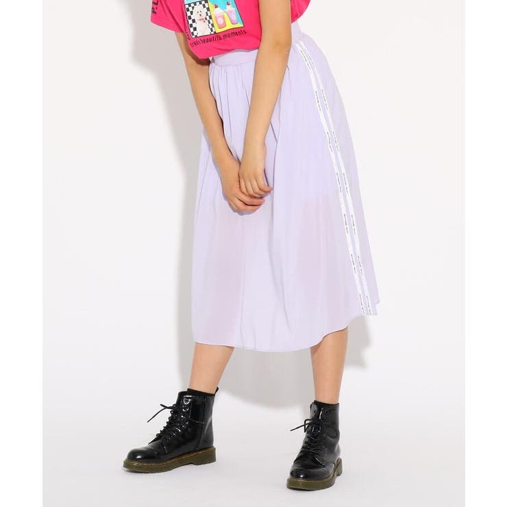 ニコラ掲載 ギャザーラインロング スカート 品番 Wrdw Pink Latte ピンクラテ のキッズファッション通販 Shoplist ショップリスト