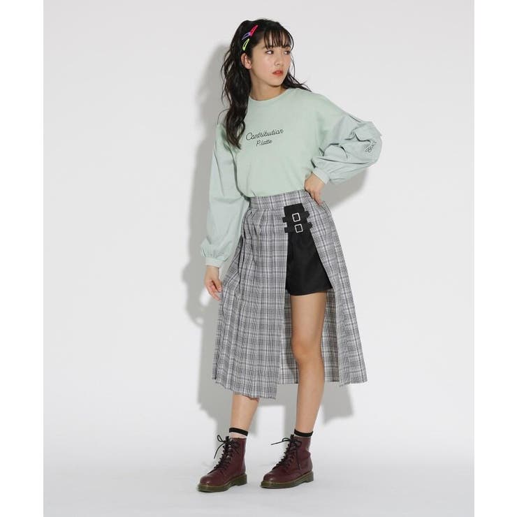 ニコラ掲載 サイドベルトミディスカート 品番 Wrdw Pink Latte ピンクラテ のキッズファッション通販 Shoplist ショップリスト