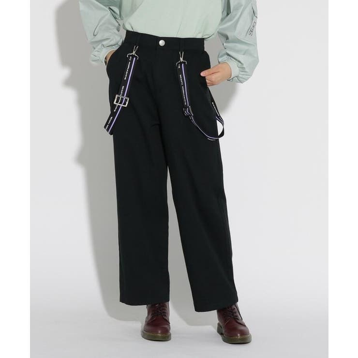 サス付きワイドパンツ 品番 Wrdw Pink Latte ピンクラテ のキッズファッション通販 Shoplist ショップリスト