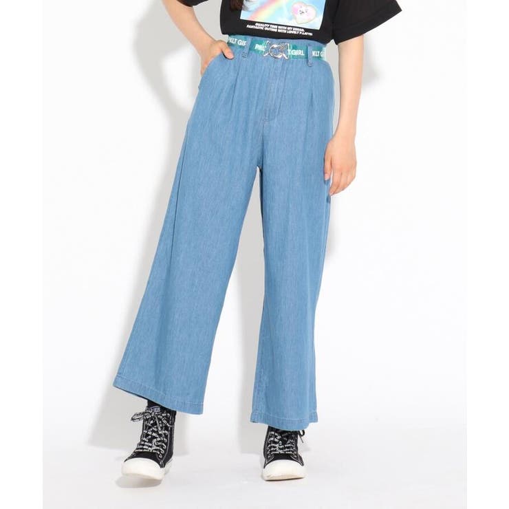 クリアベルト付きワイドパンツ 品番 Wrdw Pink Latte ピンクラテ のキッズファッション通販 Shoplist ショップリスト