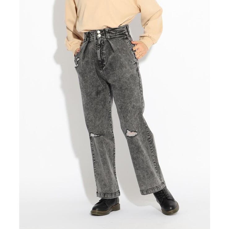 ダメージ入りタックワイドパンツ 品番 Wrdw Pink Latte ピンクラテ のキッズファッション通販 Shoplist ショップリスト