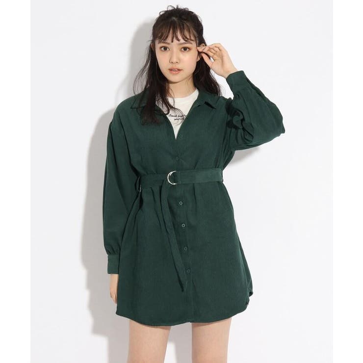 最新の 2wayニコラ掲載商品 コーデュロイシャツワンピース ロンt セット ピンクラテ Pink Latte 高評価なギフト Kanematsuusa Com