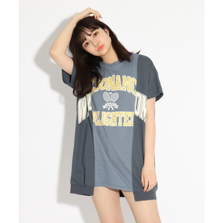 アメリカンカレッジクレイジーtシャツワンピース 品番 Wrdw Pink Latte ピンクラテ のキッズファッション通販 Shoplist ショップリスト