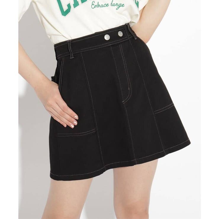 ウエストダブルボタンスカート [品番：WRDW0150537]｜PINK-latte（ピンクラテ）のキッズファッション通販｜SHOPLIST（ショップリスト）