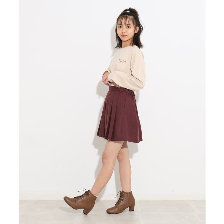 今期 ESTNATION コットンポリプリーツミニスカート（セール
