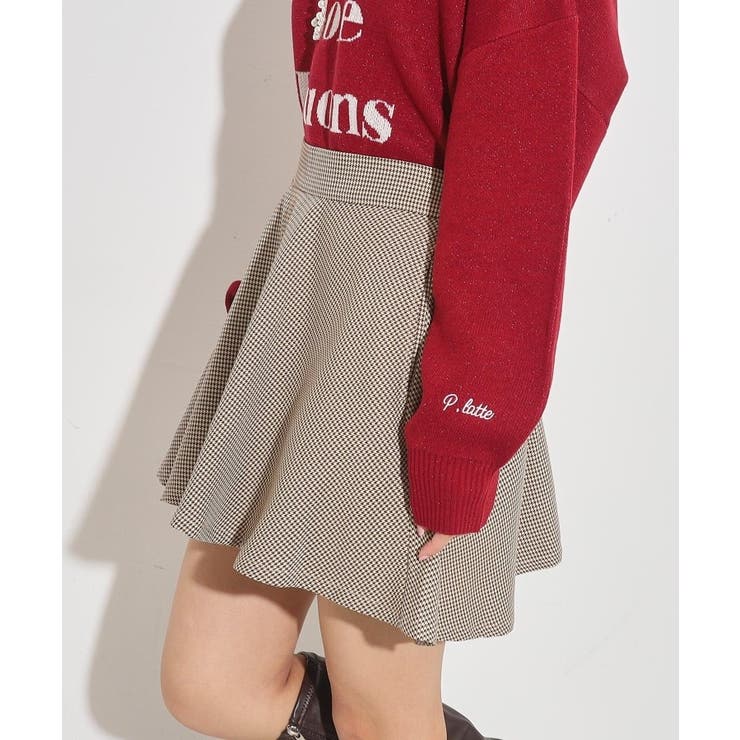 新品]女の子服 マフラー ピンクラテ チェック 赤系 ティーンズ 子供服 ...