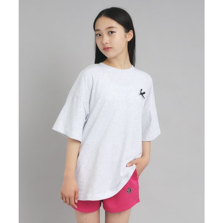PINK-latte｜ハーフジップ衿付きTシャツ | Rakuten Fashion(楽天