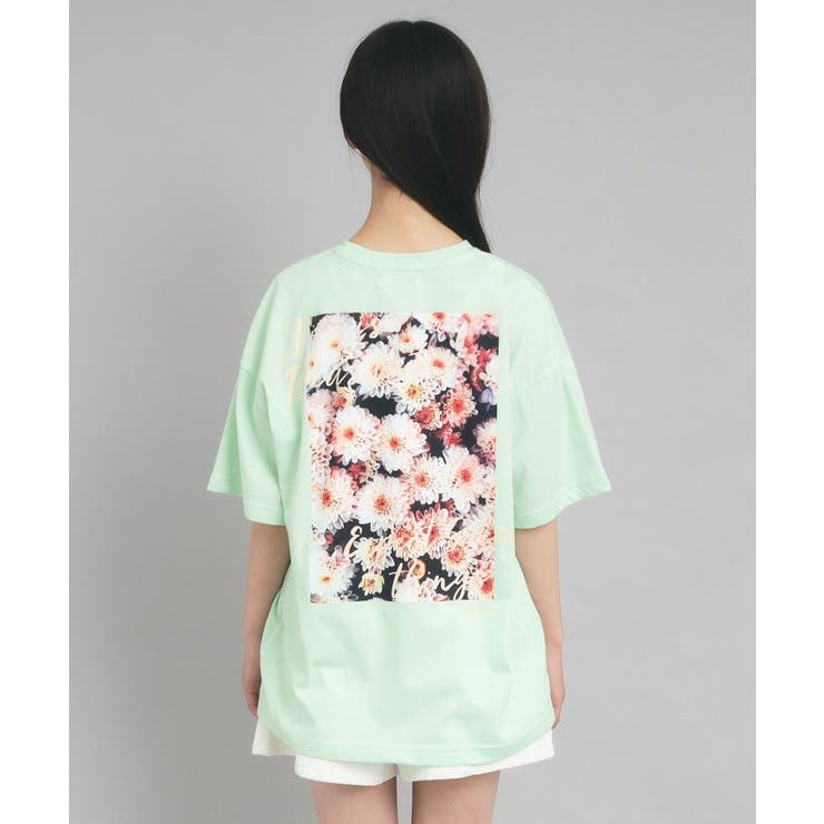 130cmあり】バックフォトプリントTシャツ[品番：WRDW0202558