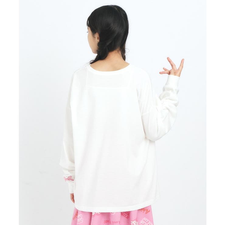 【るーつくコラボ】BIGシルエットTシャツ | PINK-latte | 詳細画像2 