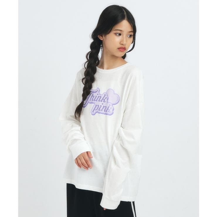 【るーつくコラボ】BIGシルエットTシャツ | PINK-latte | 詳細画像5 