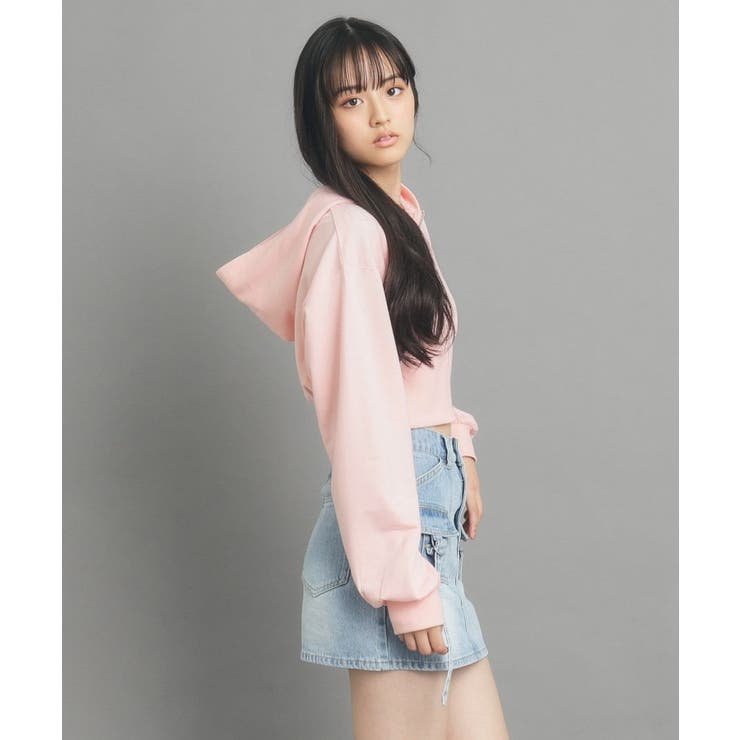 PINK-latte｜ハーフジップ衿付きTシャツ | Rakuten Fashion(楽天
