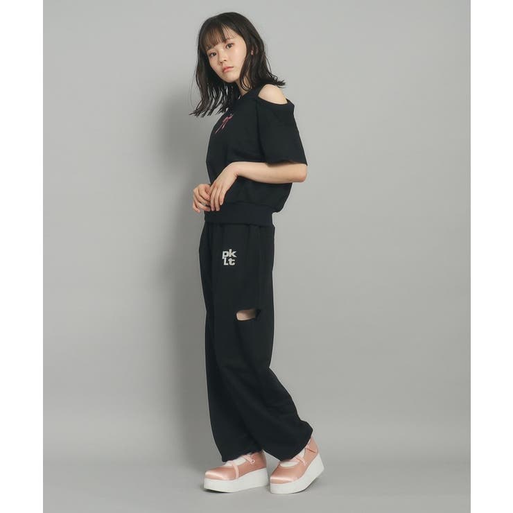 SOUTH.ST サウスストリート スウェットパンツ ピンク スウェットパンツ I ♡ バロック | VERSACE JP