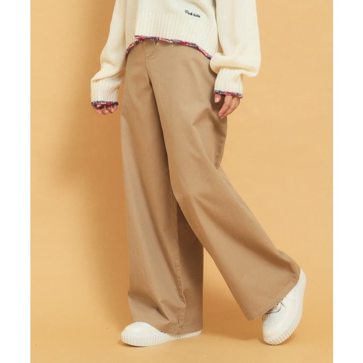 ウエストロゴデザインパンツ | PINK-latte | 詳細画像13 