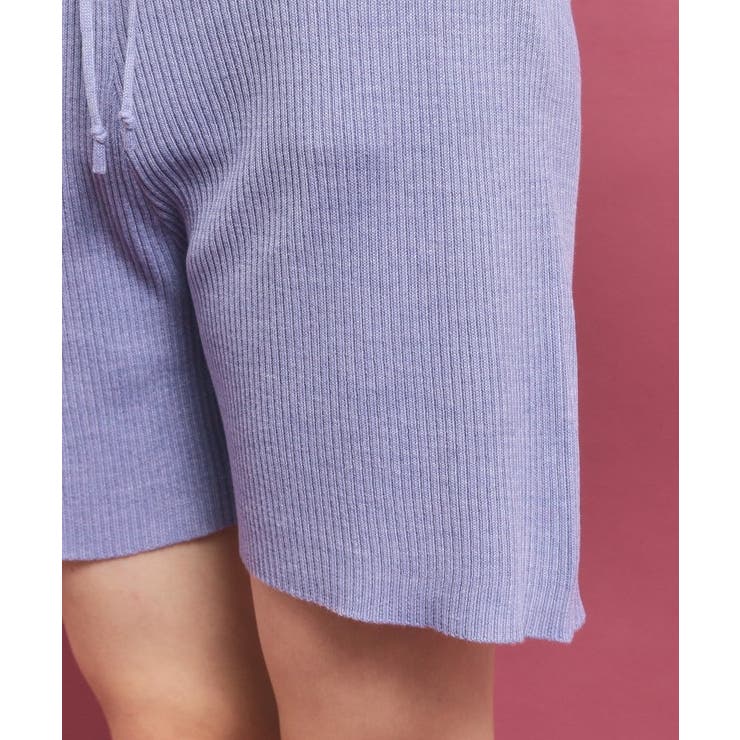 【セットアップあり】リブニットショートパンツ | PINK-latte | 詳細画像5 