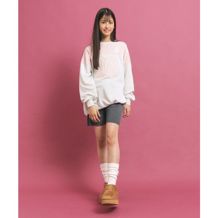 【セットアップあり】リブニットショートパンツ | PINK-latte | 詳細画像8 