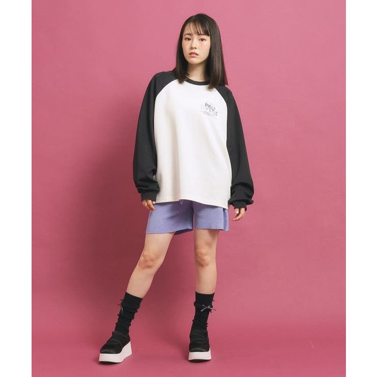 【セットアップあり】リブニットショートパンツ | PINK-latte | 詳細画像12 