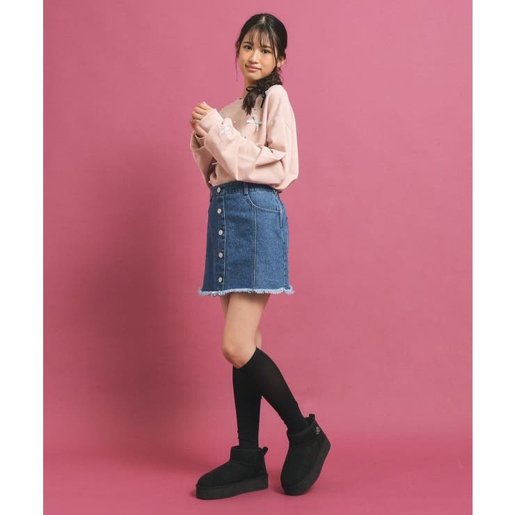 新品同様 フェンディ デニム スカート ベビーピンク 36 XS レディース FENDI - 新品同様 フェンディ デニム スカート ベビーピンク 36