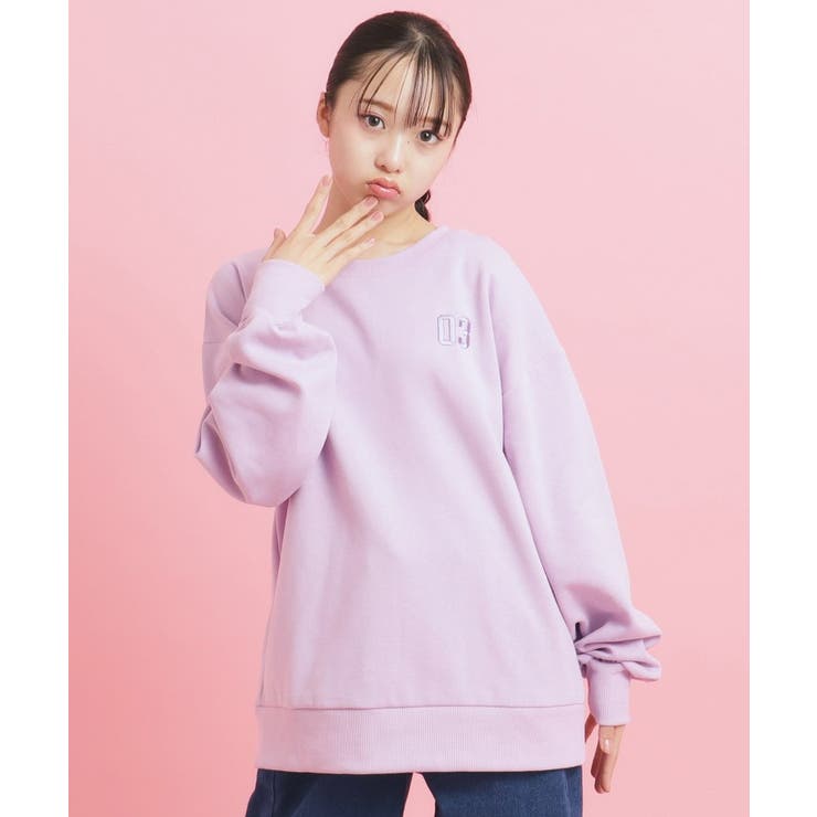 ファッションデザイナー 人気シリーズ】クマ 裏起毛スウェット[品番：WRDW0213339]｜PINK トップス