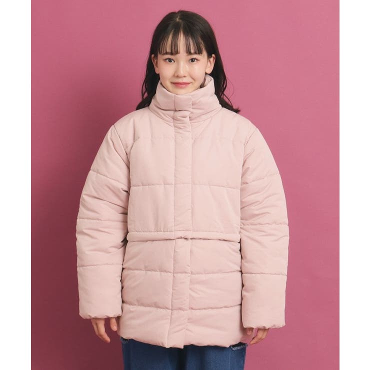 2WAY】 中綿マルチショートコート[品番：WRDW0213005]｜PINK-latte