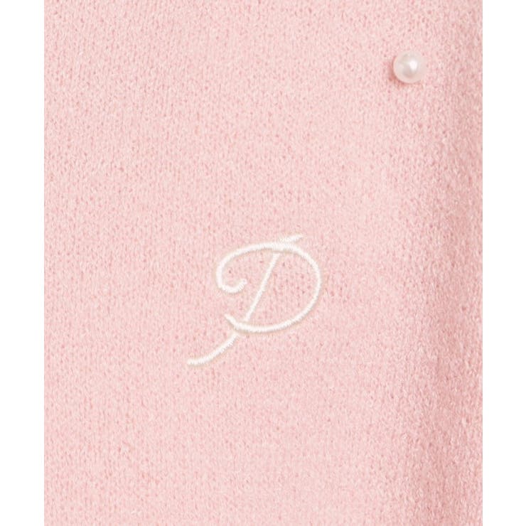 一目惚れニット】バックリボン ニットパール調トップス[品番