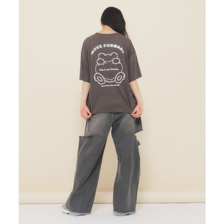 130cmあり】クマちゃんTシャツ[品番：WRDW0202005]｜PINK-latte（ピンクラテ ）のキッズファッション通販｜SHOPLIST（ショップリスト）