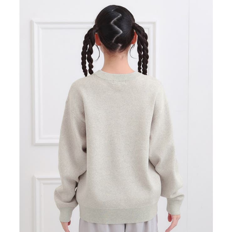 コットンジャカードくまプルオーバー | PINK-latte | 詳細画像4 