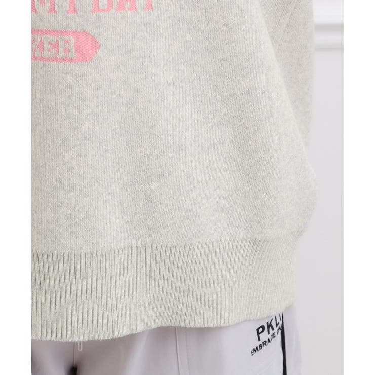 コットンジャカードくまプルオーバー | PINK-latte | 詳細画像7 