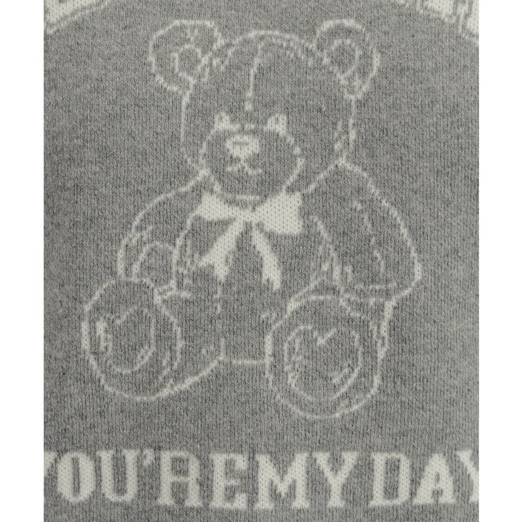 コットンジャカードくまプルオーバー | PINK-latte | 詳細画像10 