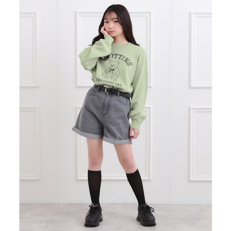 コットンジャカードくまプルオーバー | PINK-latte | 詳細画像12 