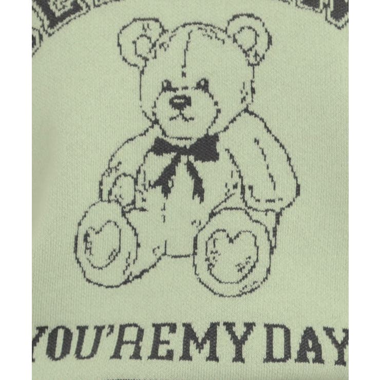 コットンジャカードくまプルオーバー | PINK-latte | 詳細画像14 