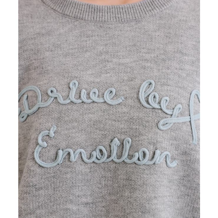 コード風ステッチニットプルオーバー | PINK-latte | 詳細画像14 