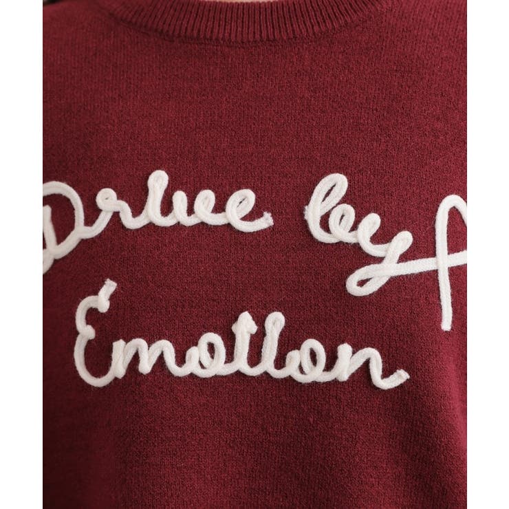 コード風ステッチニットプルオーバー | PINK-latte | 詳細画像18 