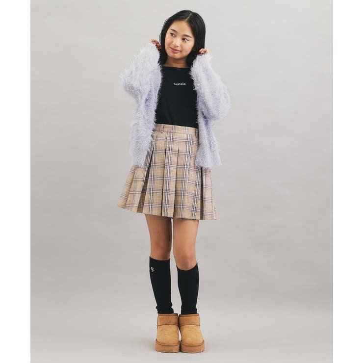 ウォッシャブルロゴシャギーニットカーディガン | PINK-latte | 詳細画像17 