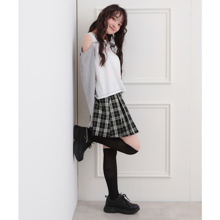 インパン付プリーツスカート | PINK-latte | 詳細画像19 