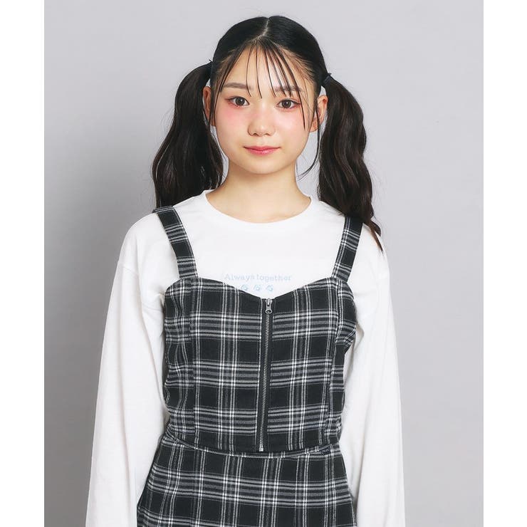 セットアップ】ビスチェ＋スカートSET[品番：WRDW0222117]｜PINK-latte