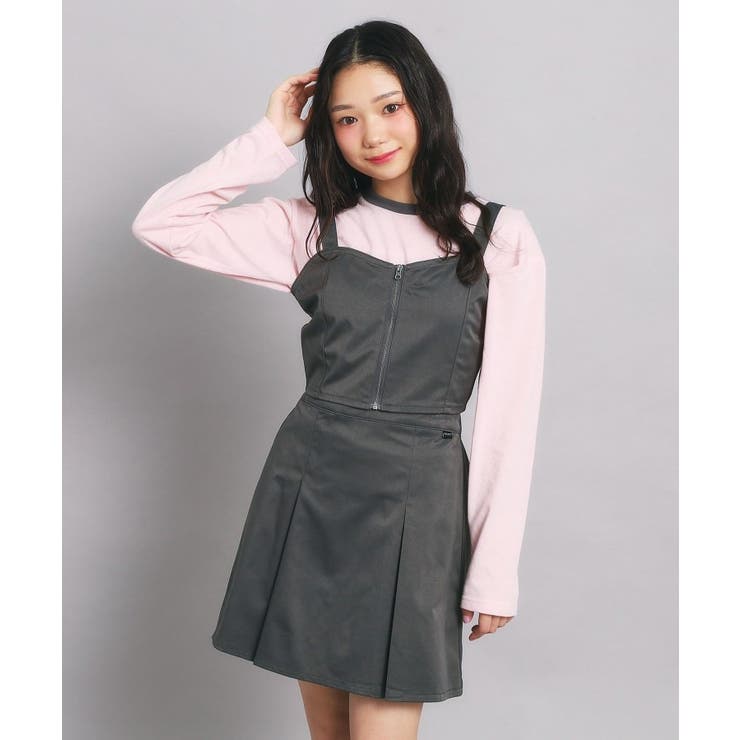 セットアップ】ビスチェ＋スカートSET[品番：WRDW0222117]｜PINK-latte