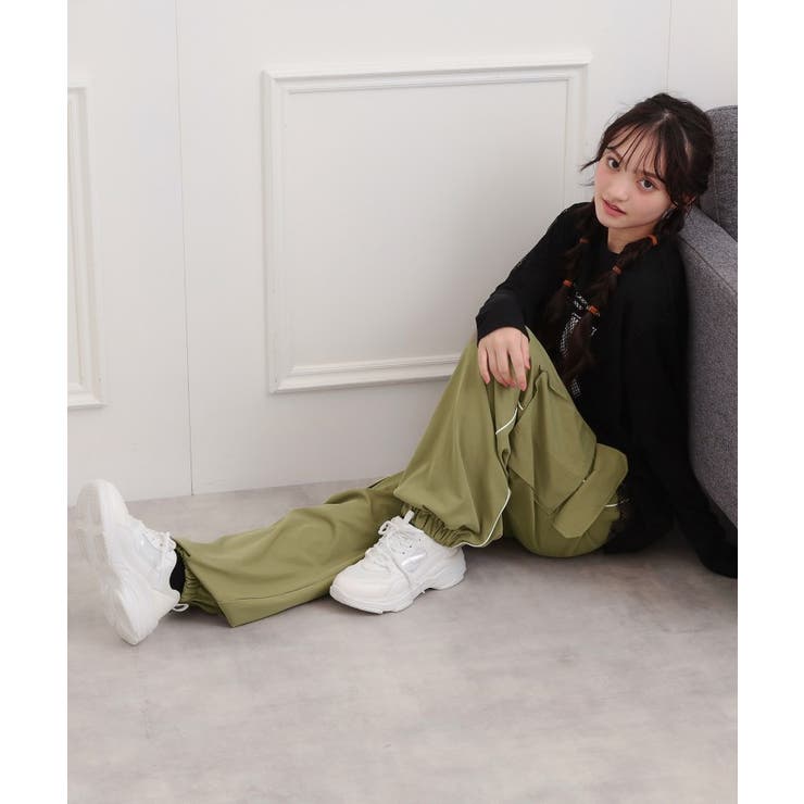 ベーシックパイピングカーゴパンツ | PINK-latte | 詳細画像18 